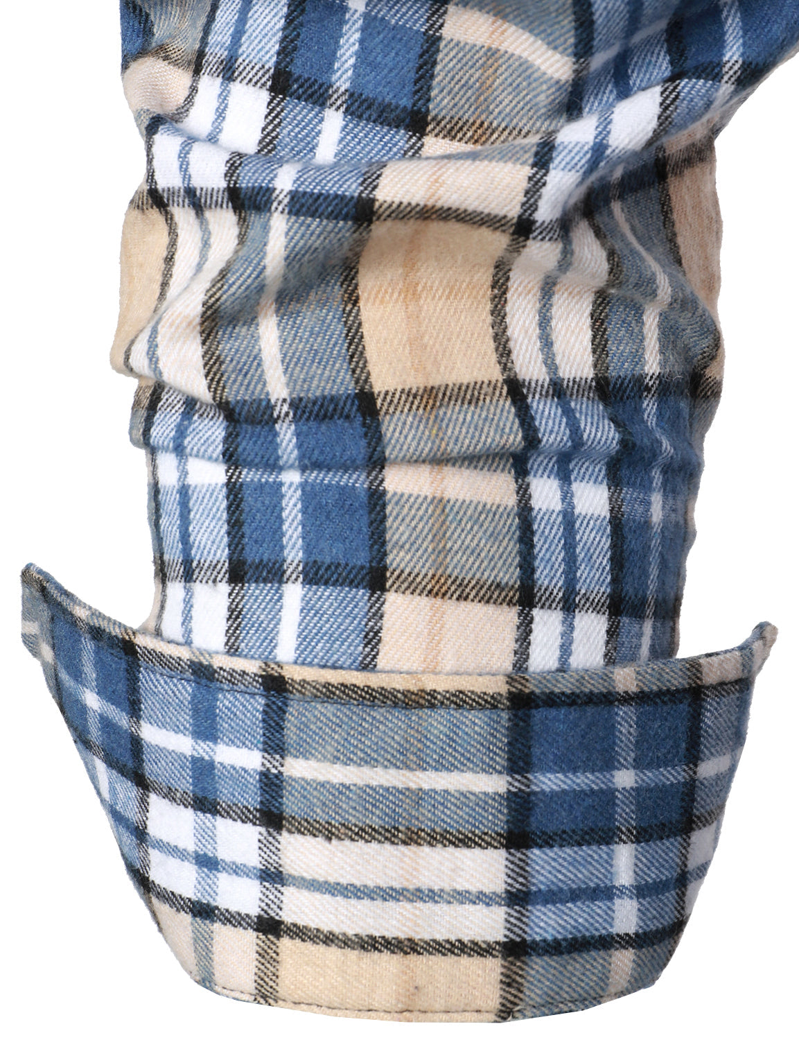 Chemise à carreaux à double poche boutonnée à carreaux pour hommes à manches longues automne hiver