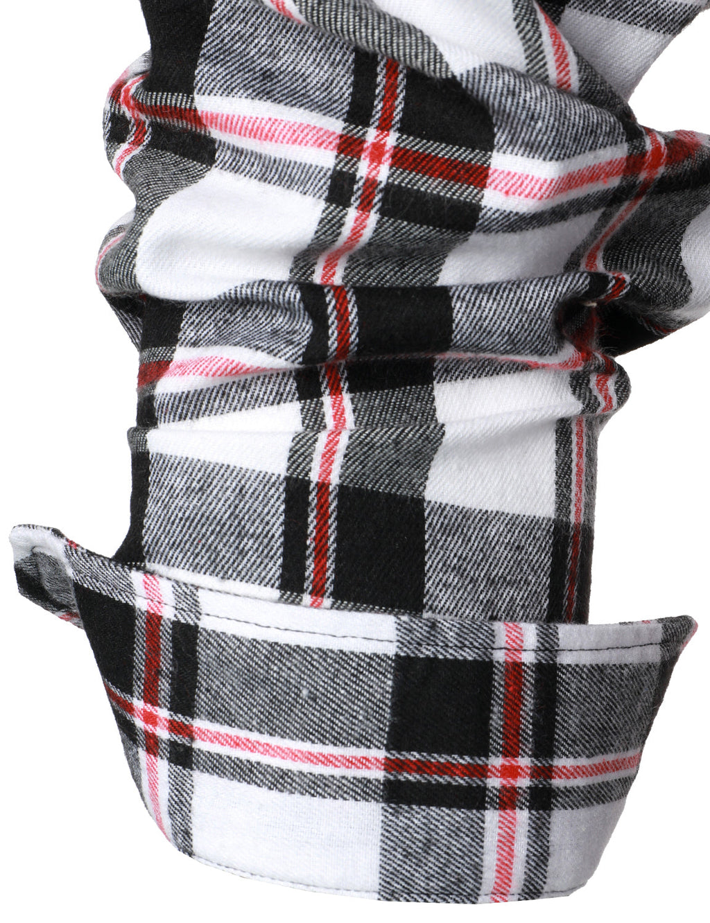 Chemise à carreaux en flanelle à double poche pour hommes