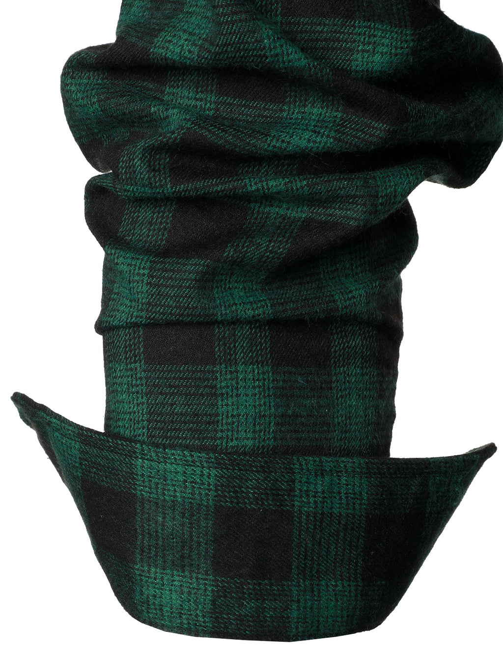 Chemise décontractée à carreaux en flanelle à double poche pour hommes