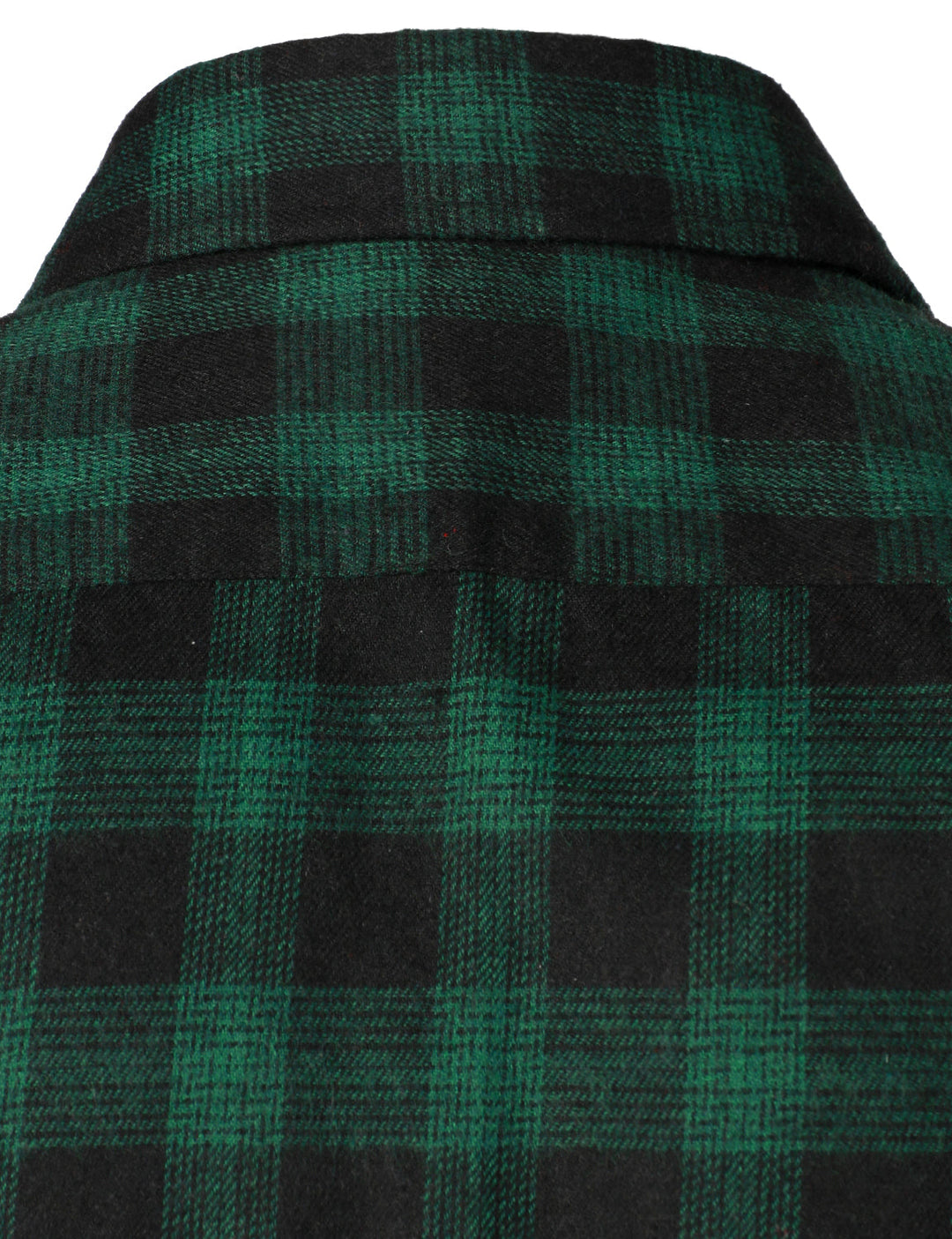 Chemise décontractée à carreaux en flanelle à double poche pour hommes