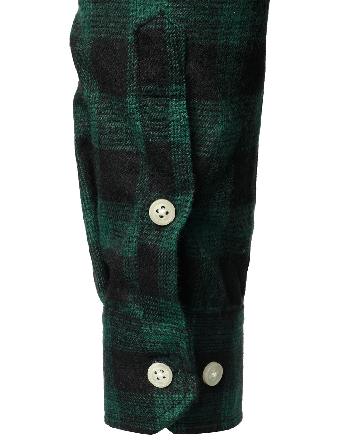 Chemise décontractée à carreaux en flanelle à double poche pour hommes