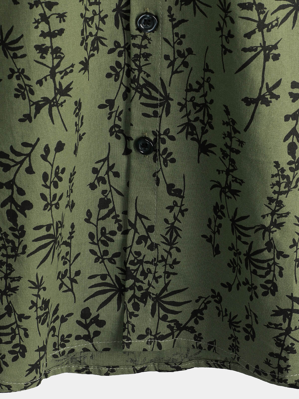 Chemise à Manches Courtes à Boutons Vintage Florale pour Homme