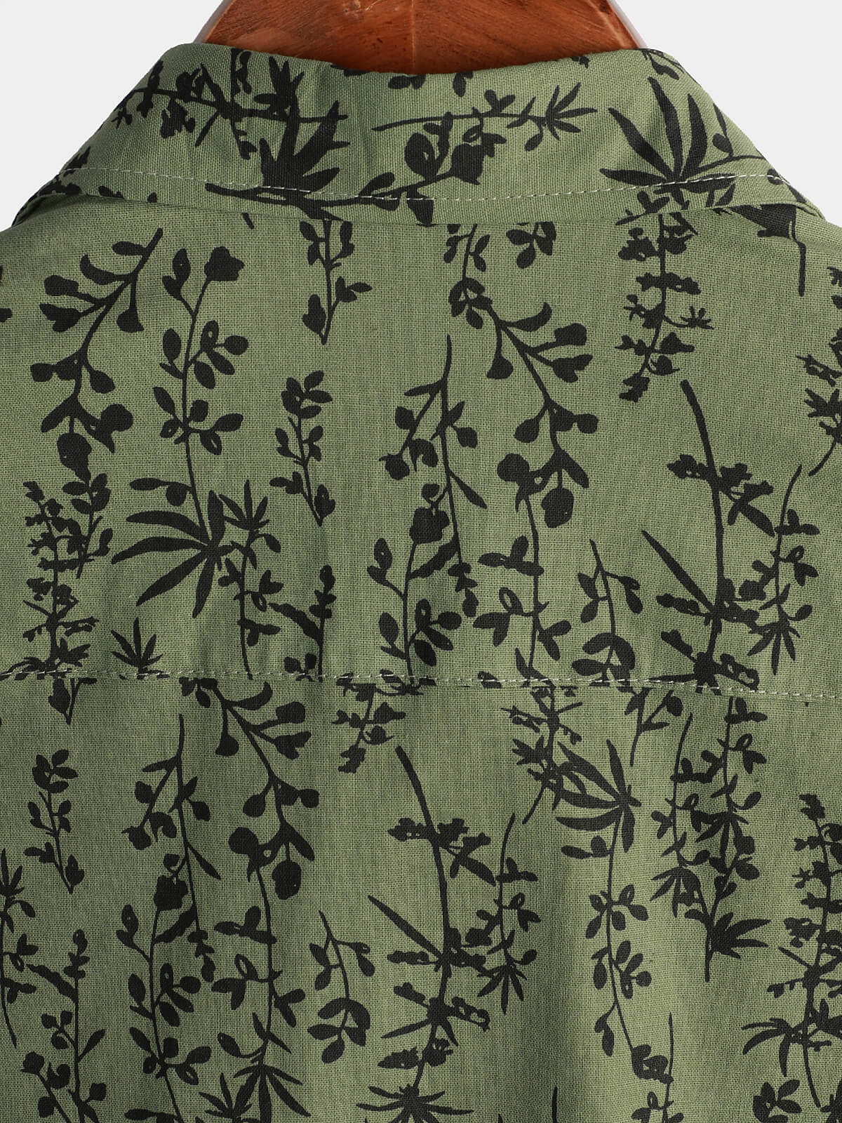 Chemise à Manches Courtes à Boutons Vintage Florale pour Homme