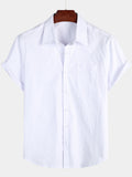 Chemise Décontractée à Manches Courtes pour Homme