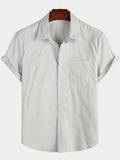 Chemise Casual à Manches Courtes pour Homme