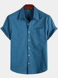 Chemise Casual à Manches Courtes pour Homme