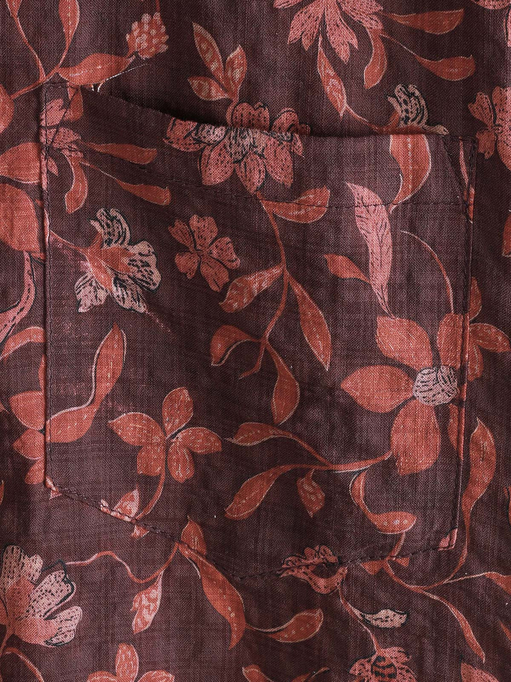 Chemise Homme Décontractée d’Été Imprimé Botanique Graphique en Coton Léger et Respirant à Manches Courtes