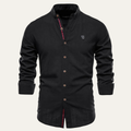 La chemise d'affaires pour hommes Oakrun à col montant ajusté