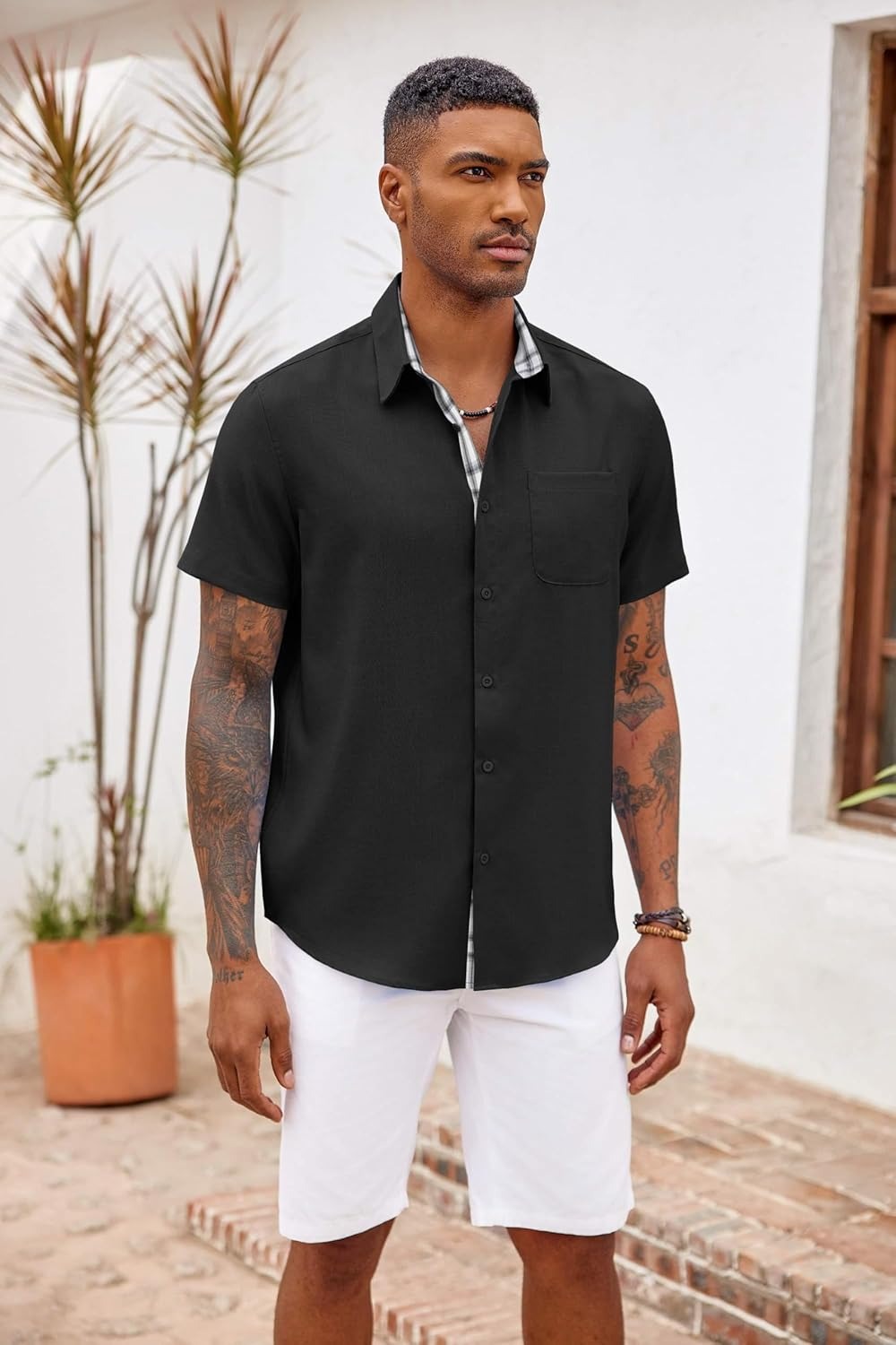 La Chemise de Plage Décontractée Palmford
