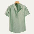 La Chemise Légère en Coton et Lin pour Homme Meadowcrest