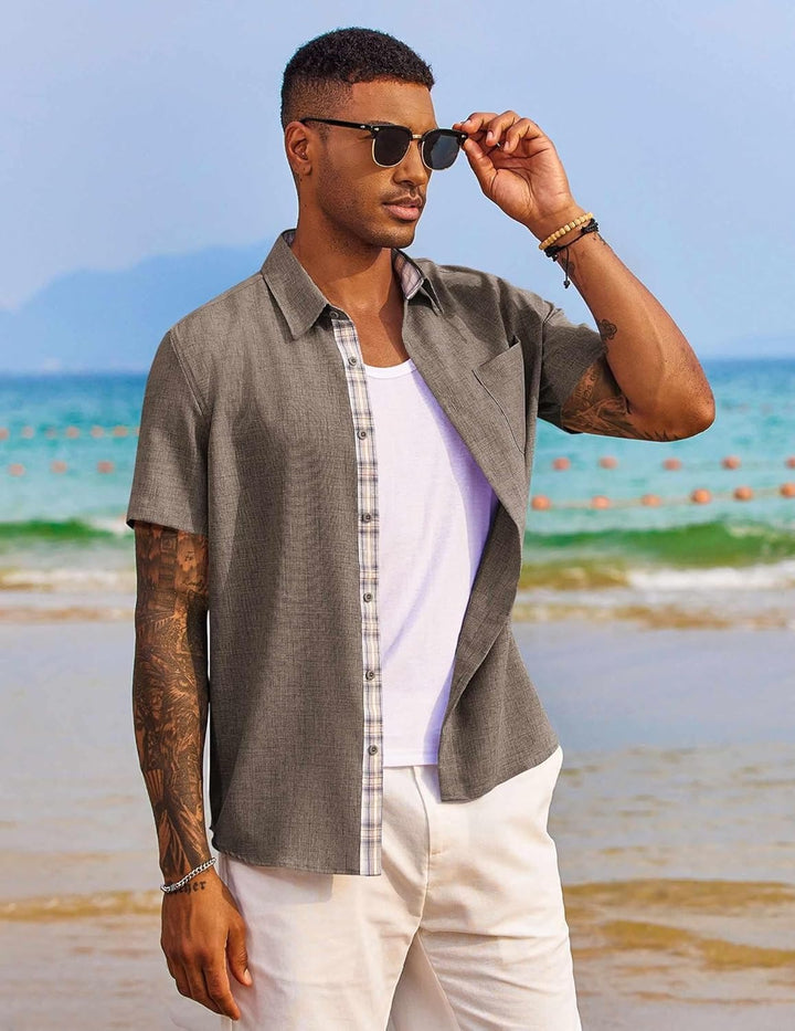 La Chemise de Plage Décontractée Palmford