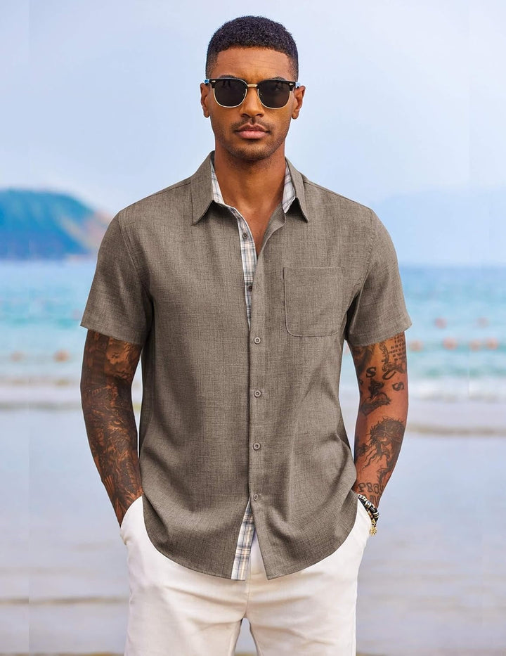La Chemise de Plage Décontractée Palmford