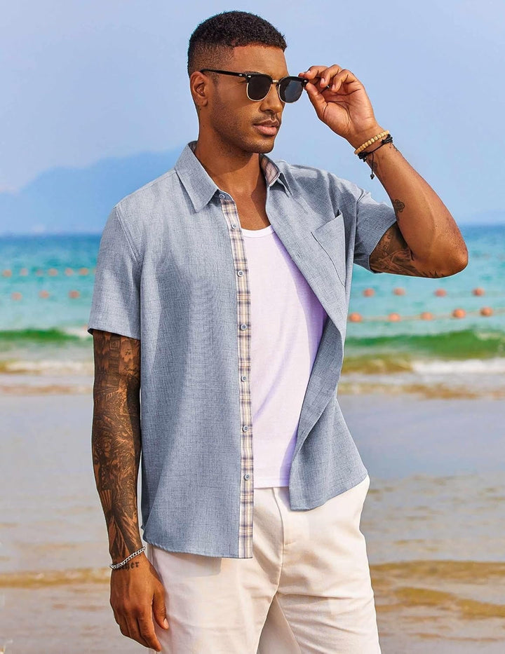 La Chemise de Plage Décontractée Palmford