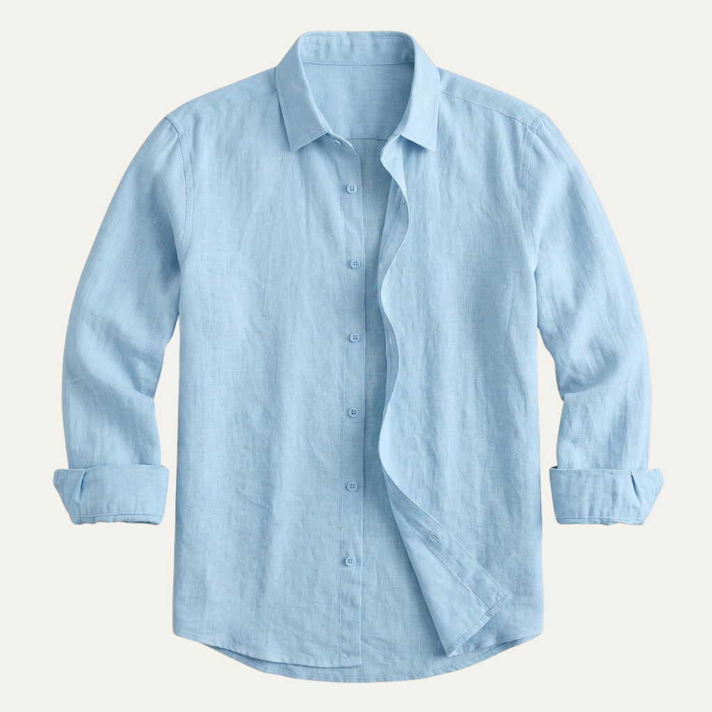 La chemise en lin décontractée d'été pour homme Oakcrest Hill