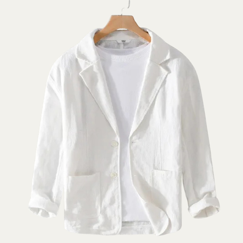 Le Blazer en Lin Léger Uni pour Homme Crestwood Hill