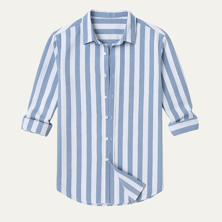 La Chemise Rayée en Lin Valencia pour Hommes