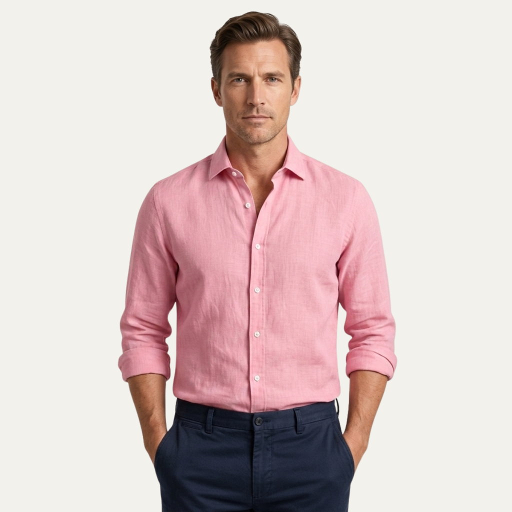 La Chemise en Lin Tendance d'Été pour Hommes Brookfall Ridge