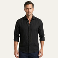La Chemise Boutonnée en Lin Tendance pour Hommes Meadowrun