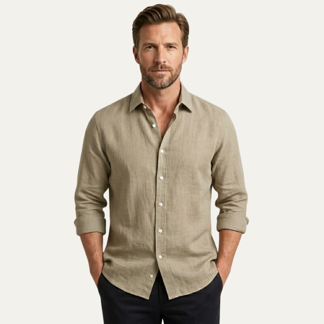 La chemise décontractée en lin pour homme Willowfield Ridge