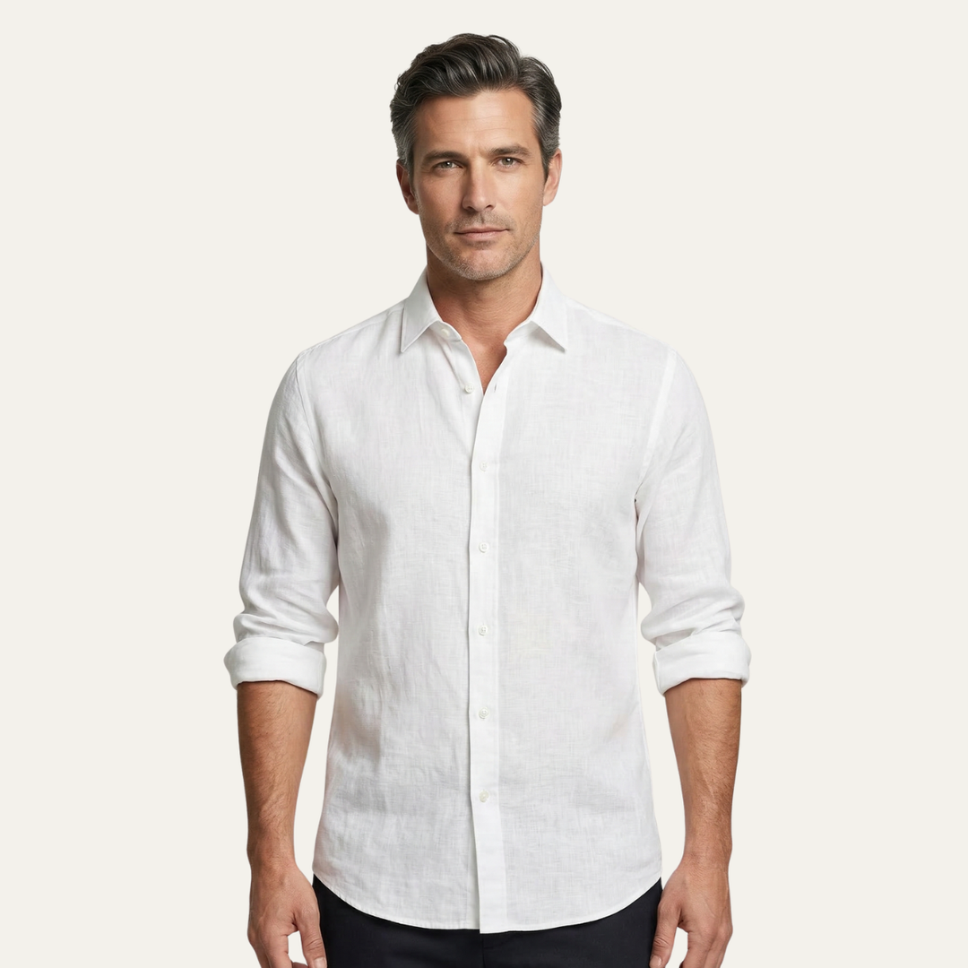 La chemise décontractée en lin léger d&
