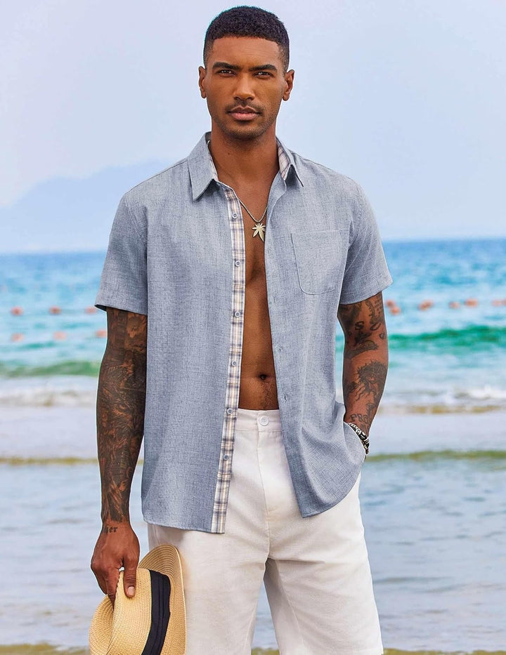 La Chemise de Plage Décontractée Palmford