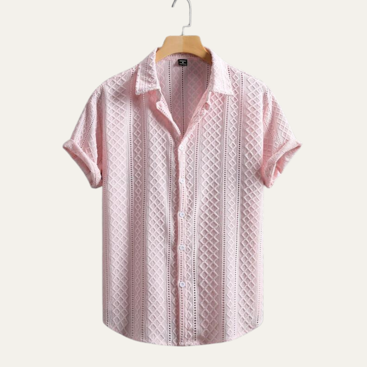 La Chemise à Boutons Texturée Douce pour Hommes Foxbrook
