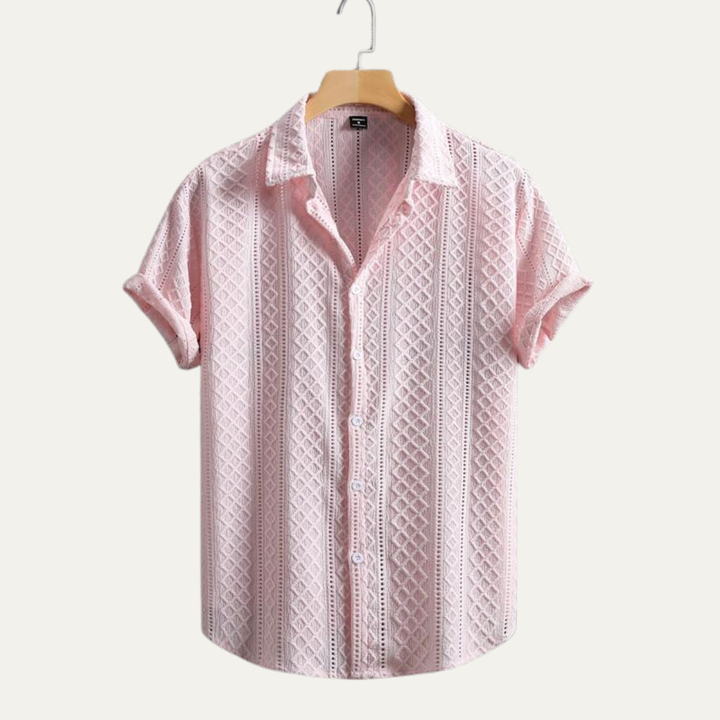 La Chemise à Boutons Texturée Douce pour Hommes Foxbrook