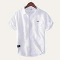 La chemise à manches longues en coton slim fit Salerno pour homme