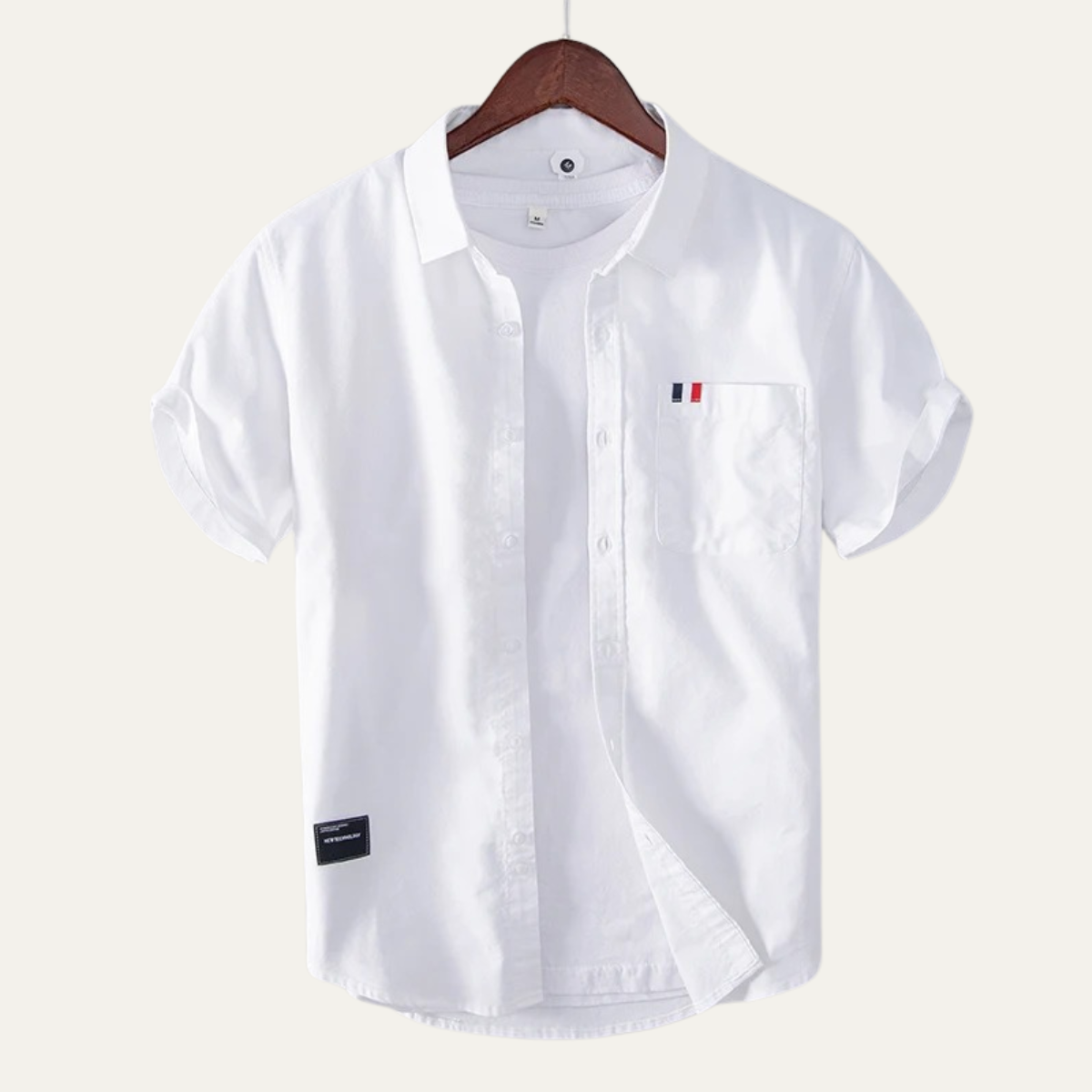 La chemise à manches longues en coton slim fit Salerno pour homme