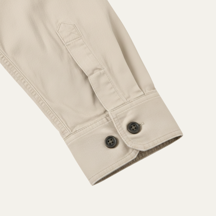 La Chemise Cargo Douce à Multi Poches de Couleur Unie pour Homme Cedarfield
