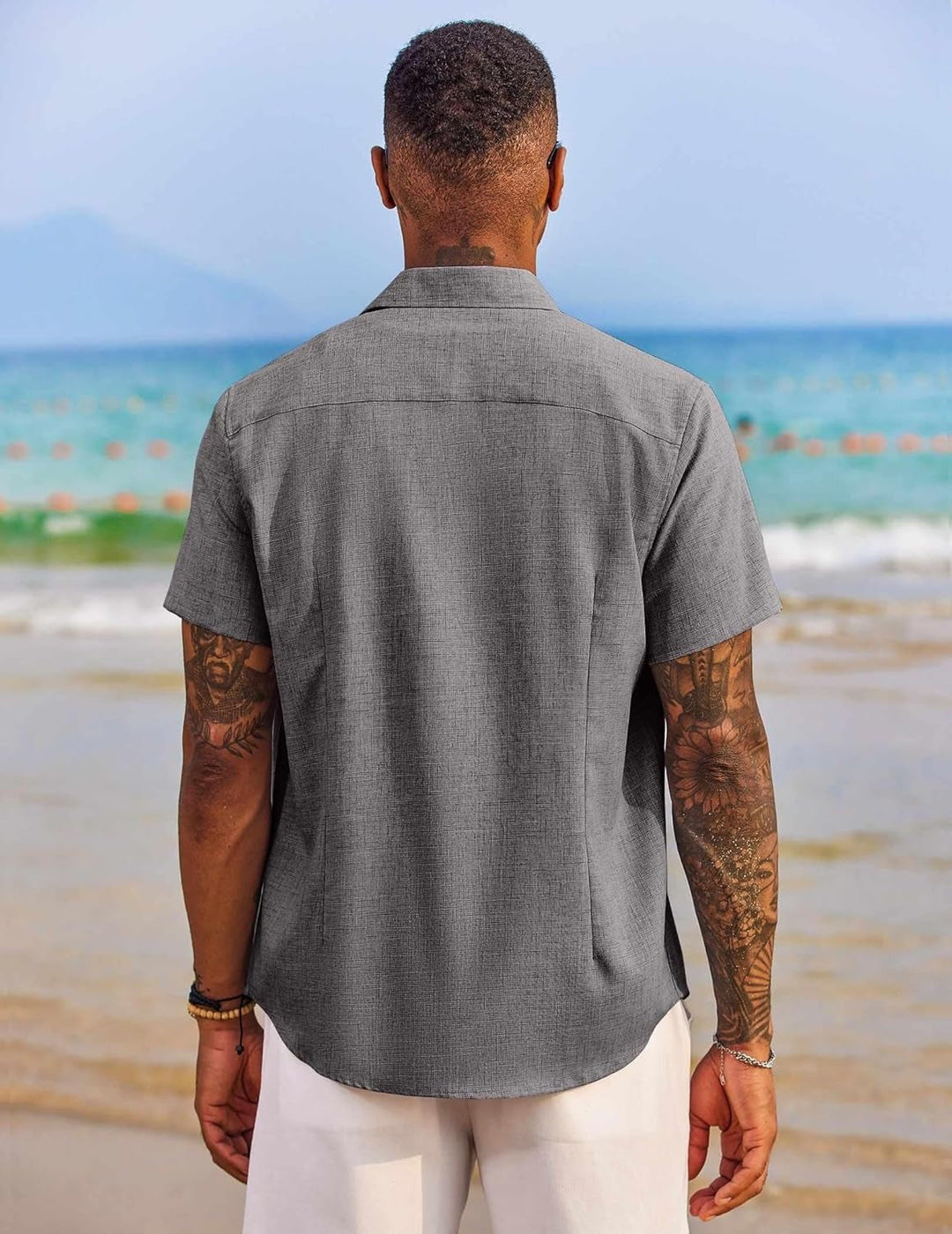 La Chemise de Plage Décontractée Palmford