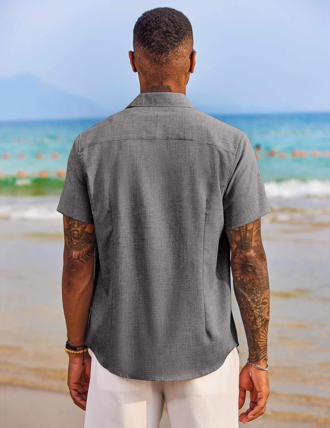 La Chemise de Plage Décontractée Palmford