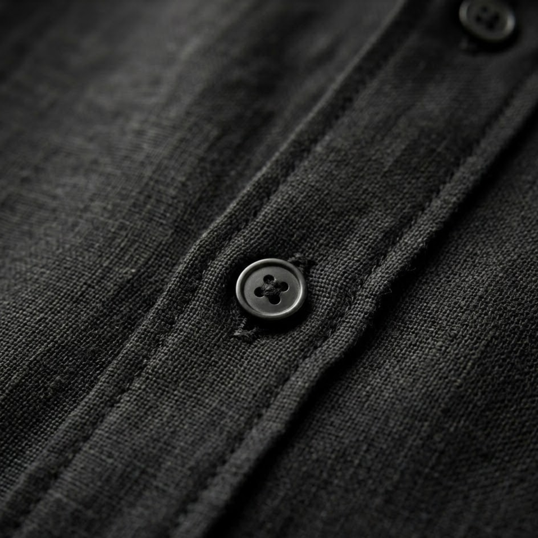 La Chemise Boutonnée en Lin Tendance pour Hommes Meadowrun