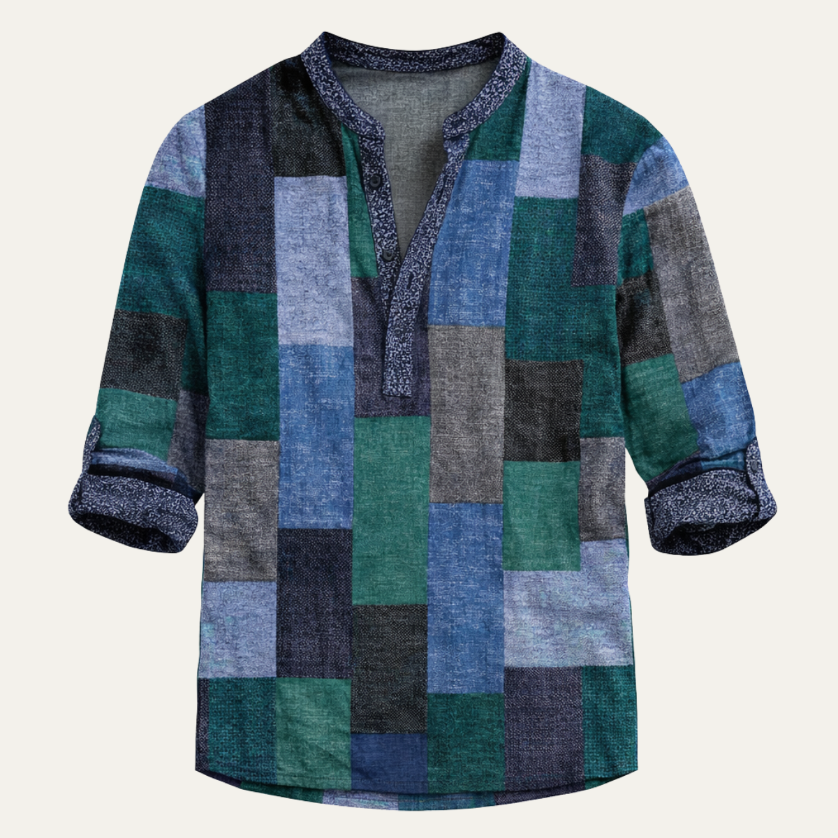 Le Polo Casual à Motifs Multicolores Cormont pour Hommes