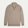 Le Polo en Coton à Col V Venise pour Hommes - Style Vieille Argent