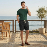 Les Shorts de Plage Casual Slim Fit à Cordon de Serrage pour Hommes Mapleford