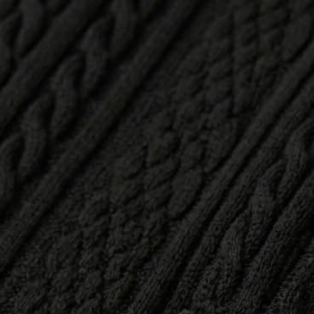 Le polo décontracté texturé pour homme Stonebrook Ridge – Noir