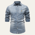 La chemise en denim pour homme Meadowford, coupe slim style cowboy