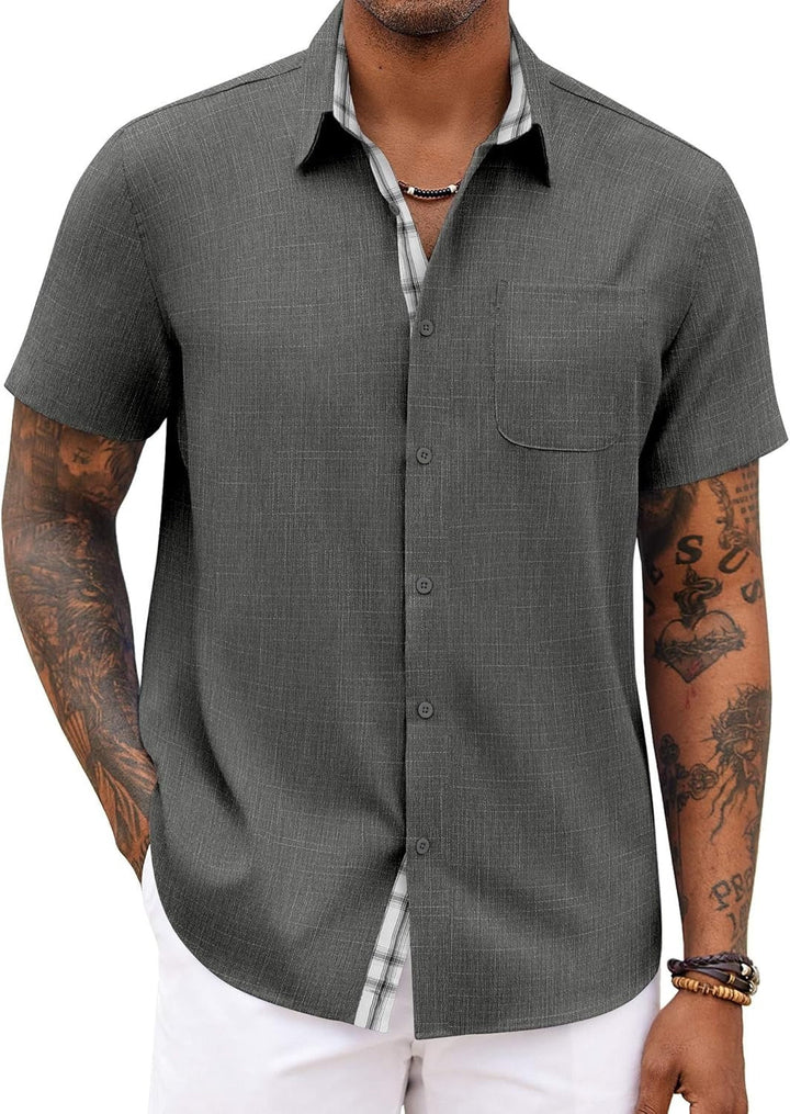 La Chemise de Plage Décontractée Palmford