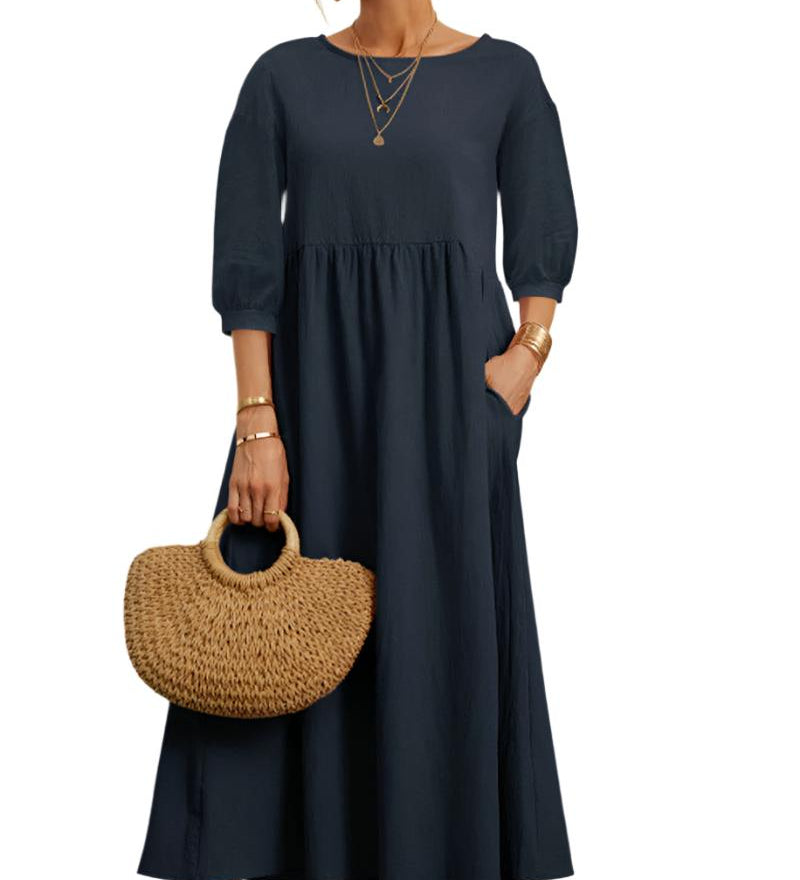Flore | Robe en Coton et Lin pour Femmes