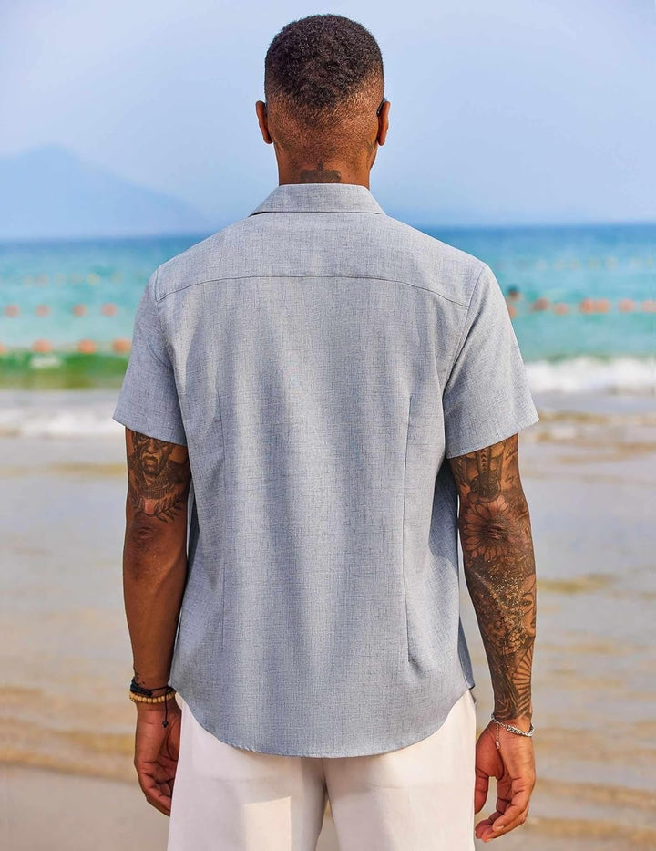 La Chemise de Plage Décontractée Palmford