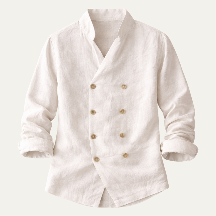 La Chemise Vintage à Col Montant Croisée pour Homme Silverbrook Ridge