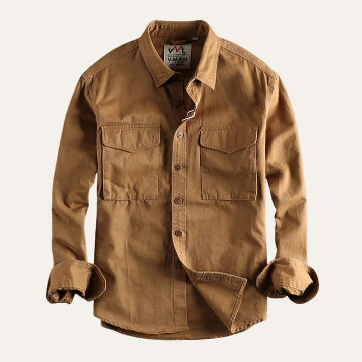 La chemise décontractée à boutons style safari pour hommes Hartwell