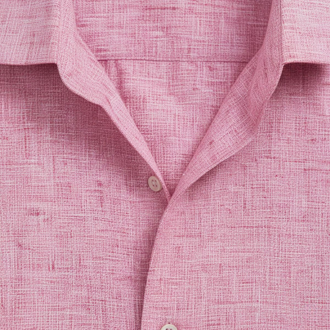 La Chemise en Lin à Manches Courtes Monaco pour Hommes