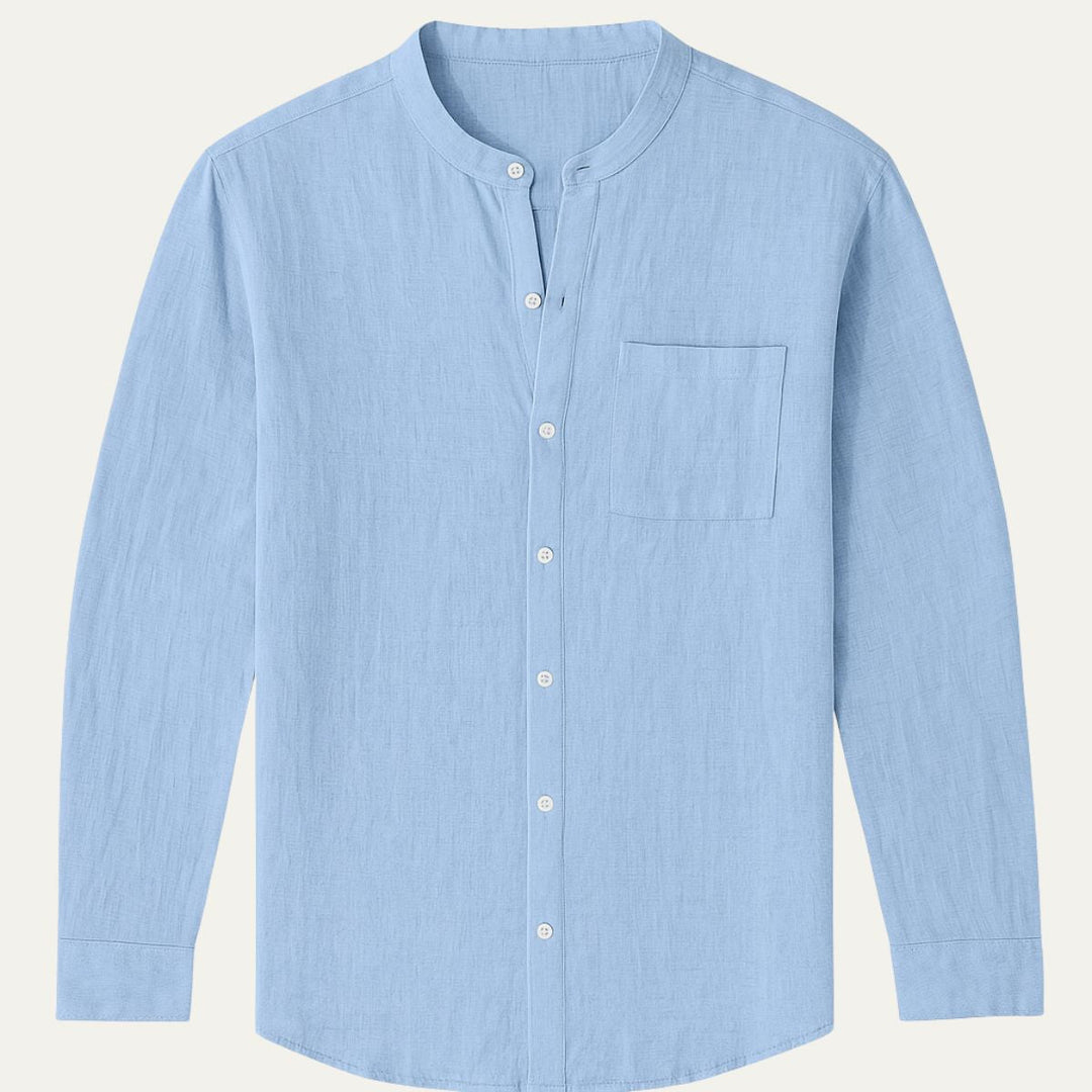La Chemise en Lin Brighton – Chemise à Manches Longues pour Hommes