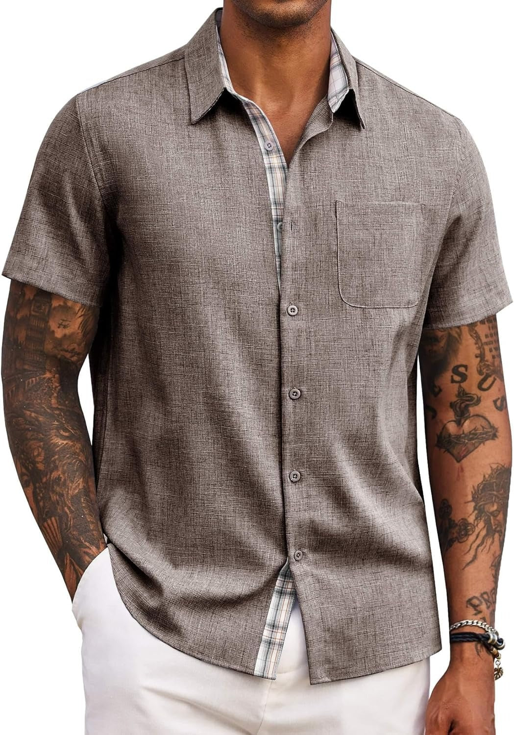 La Chemise de Plage Décontractée Palmford