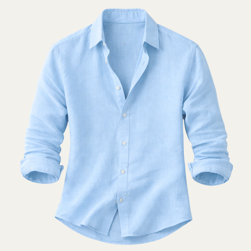La chemise décontractée en lin pour hommes Glenpark Ridge