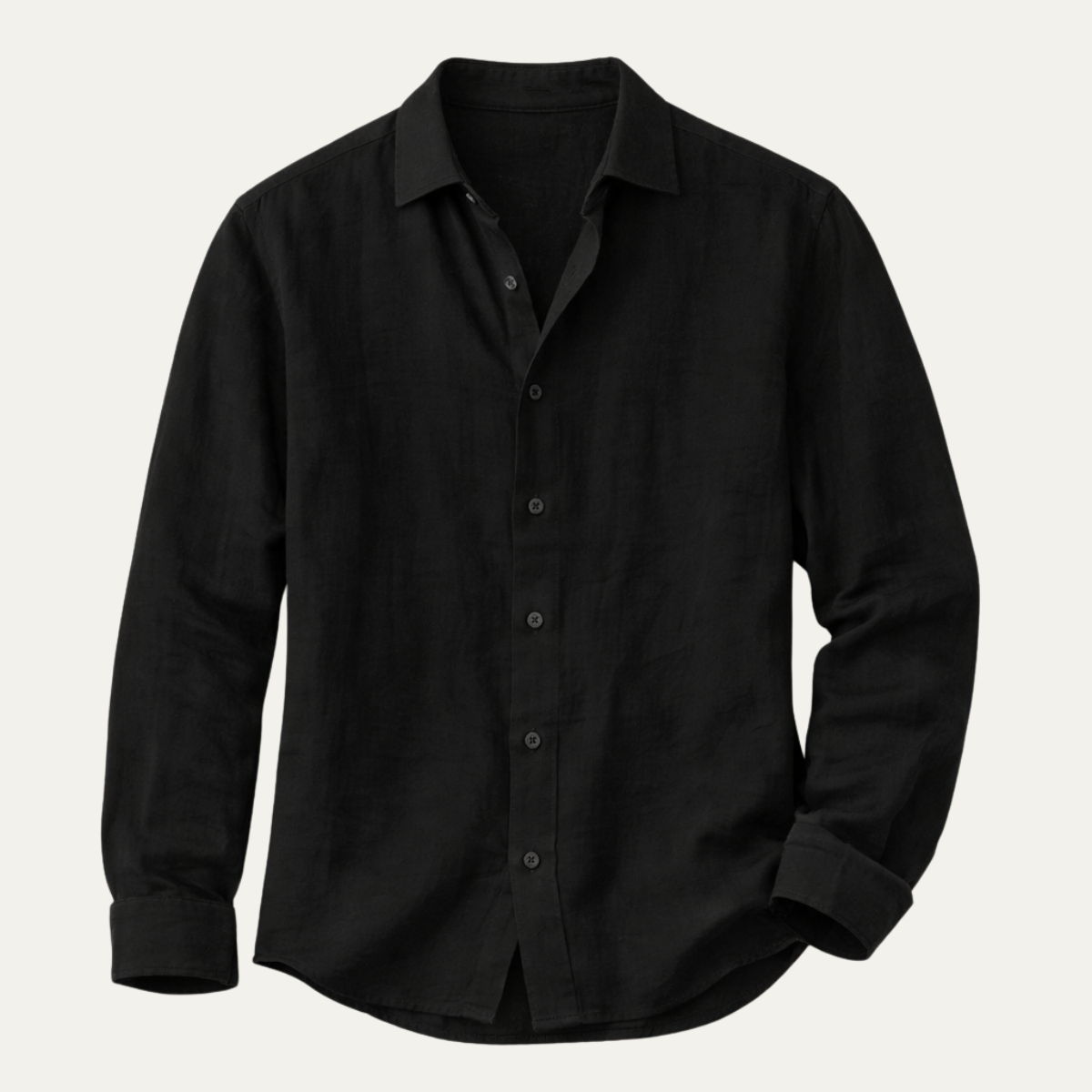 La Chemise Décontractée en Coton-Lin pour Homme Buckingham