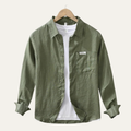 La Chemise d'Été Décontractée pour Homme en Lin 100% Greenmeadow
