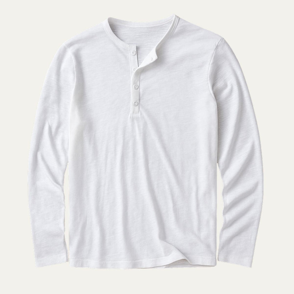 Le Polo en Coton à Manches Longues Cromwell pour Hommes